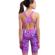 arena Powerskin ST Next Mädchen Open Back Wettkampfanzug Snake - Pink LE