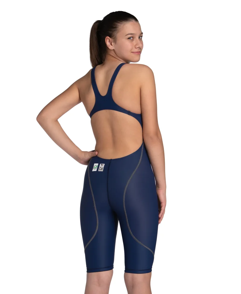 arena Powerskin ST Next Mädchen Open Back navy Wettkampfanzug